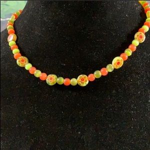 4/$30 Bright Glass Necklace